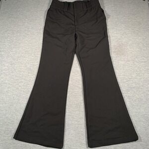 ORTTU Pants Mens Medium Black Flare Leg Stretch Elastic‎ Waist OR-PAN00003BLK00M